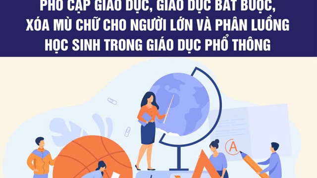 Nâng cao hiệu quả công tác phổ cập giáo dục, xóa mù chữ cho người lớn