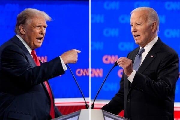 « Une dispute féroce » lors de la première confrontation directe entre Trump et Biden