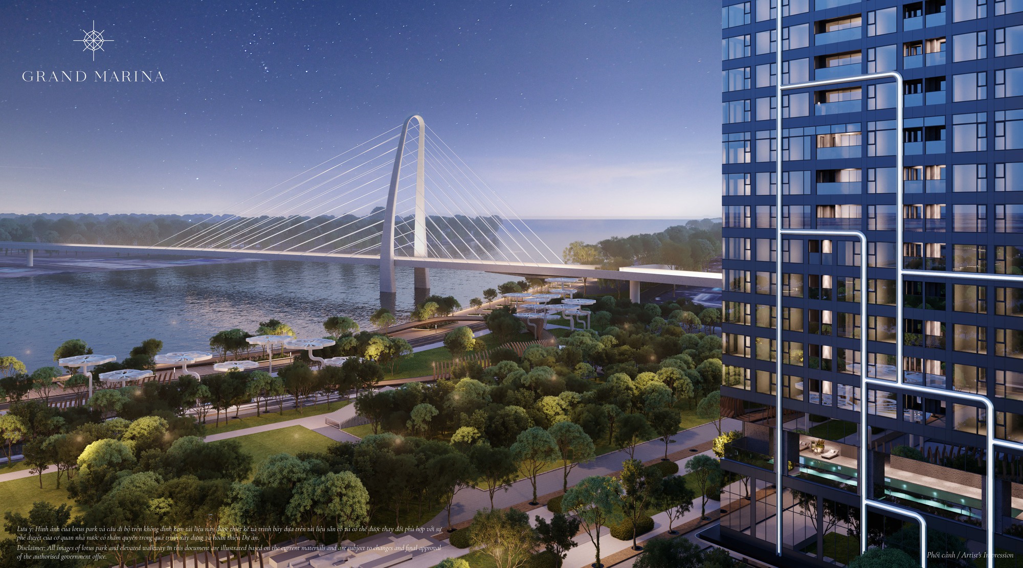 Grand Marina, Saigon cất nóc tòa Sea bao gồm khu căn hộ hàng hiệu Marriott và Jw Marriott- Ảnh 2.