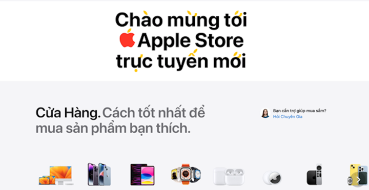 Experience shopping at Vietnam's first online Apple Store - 1