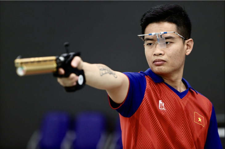 Surpassing Nguyen Thi Oanh, shooter Pham Quang Huy is the national representative athlete of 2023