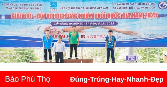 Phú Thọ: Phá hai kỷ lục Quốc gia tại Giải Bơi