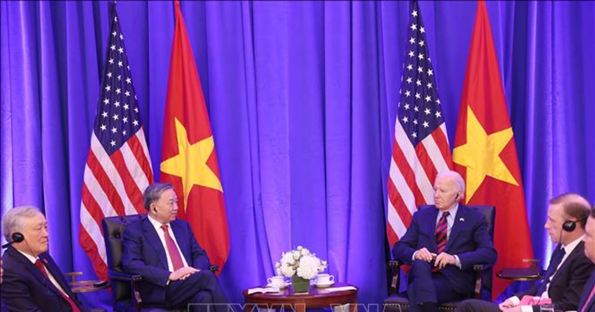 General Secretary and President To Lam meets US President Joe Biden