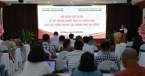 Tập huấn công tác quản lý nhà nước về mỹ thuật, nhiếp ảnh và triển lãm tại miền Trung