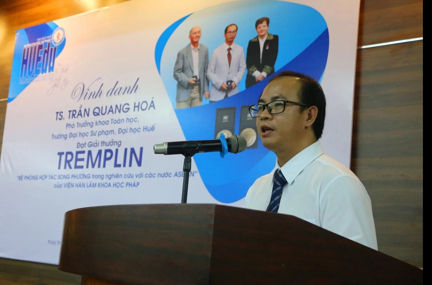 Vinh danh tiến sĩ đạt giải thưởng Tremplin của Viện Hàn lâm khoa học Pháp - Ảnh 1.