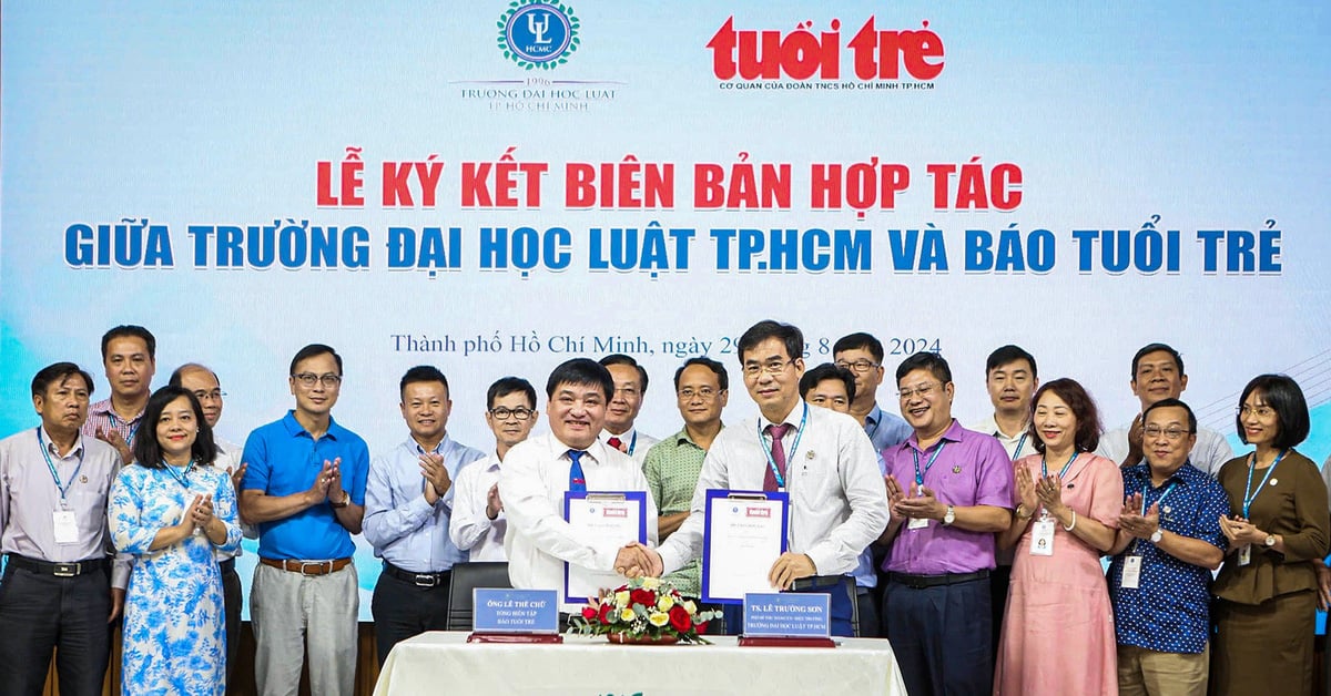 Trường đại học Luật TP.HCM và báo Tuổi Trẻ: Hợp tác để phục vụ cộng đồng