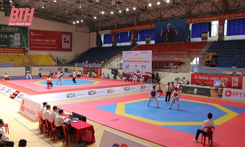 Khởi tranh Giải vô địch Taekwondo quốc gia năm 2023 tại Thanh Hóa