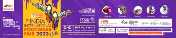 Einladung zur Teilnahme an der India International Footwear Fair 2023 (IIFF)