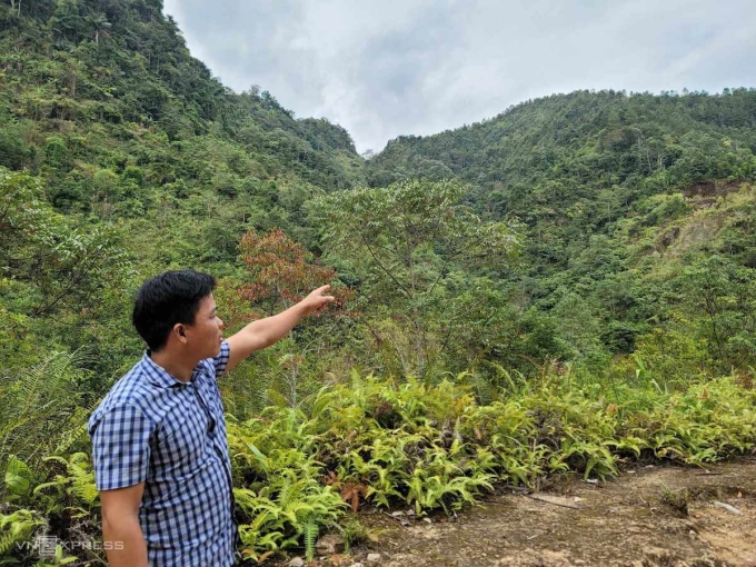 Dong Pao rare earth mine area in Lai Chau in December 2022. Photo: Gia Chinh