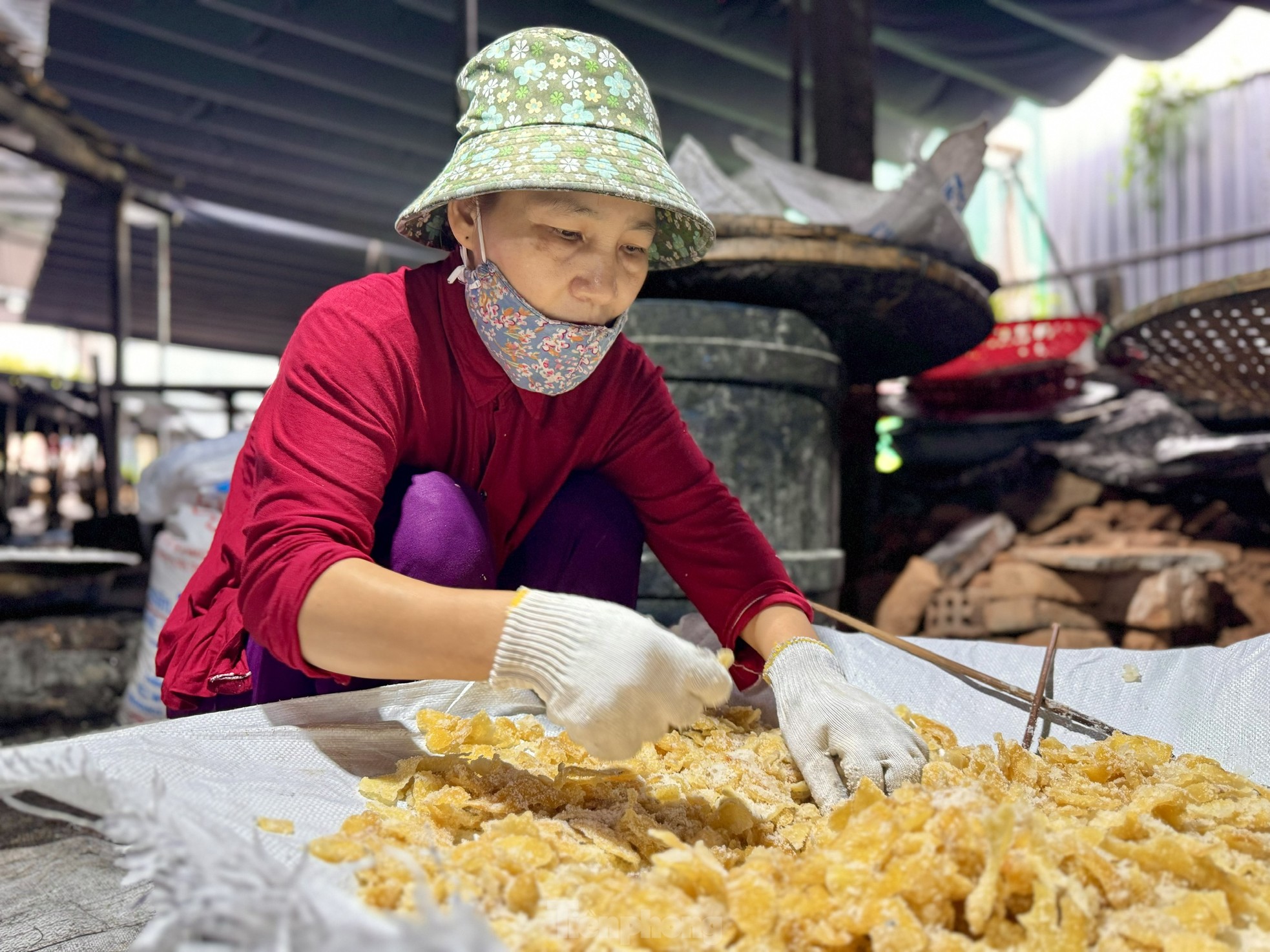 Quang Nam's handmade ginger jam village is on fire near Tet, photo 12