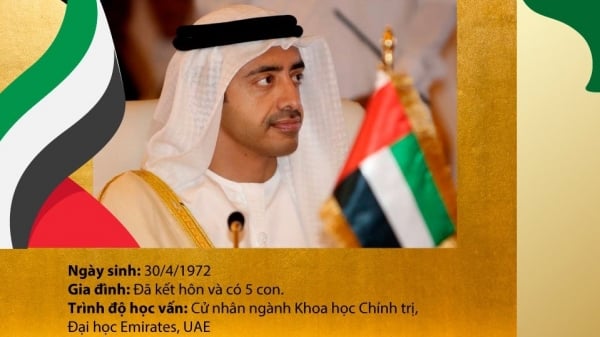 UAE 외무부 장관 Sheikh Abdullah bin Zayed Al Nahyan의 전기