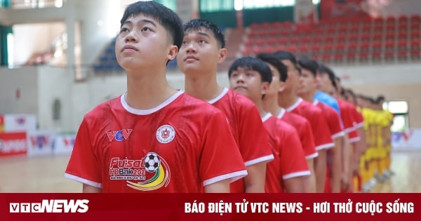 Live broadcast of the final round of the Hanoi Student Futsal Tournament 2024