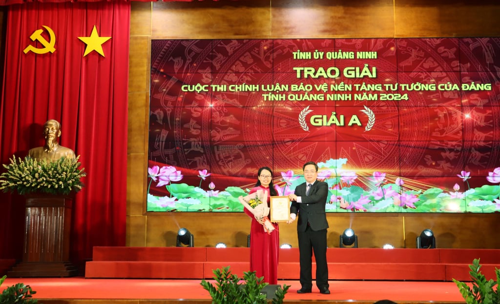 quang ninh vinh danh cac tac pham chinh luan xuat sac ve bao ve nen tang tu tuong cua dang va giai bua liem vang 2024 hinh 2