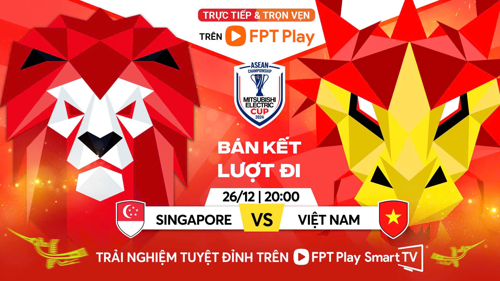 Bán kết lượt đi AFF Cup 2024 Singapore - Việt Nam: Quyết mang chiến thắng trở về - Ảnh 3.