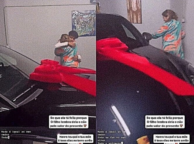 Ronaldo le dio a su madre un regalo caro.