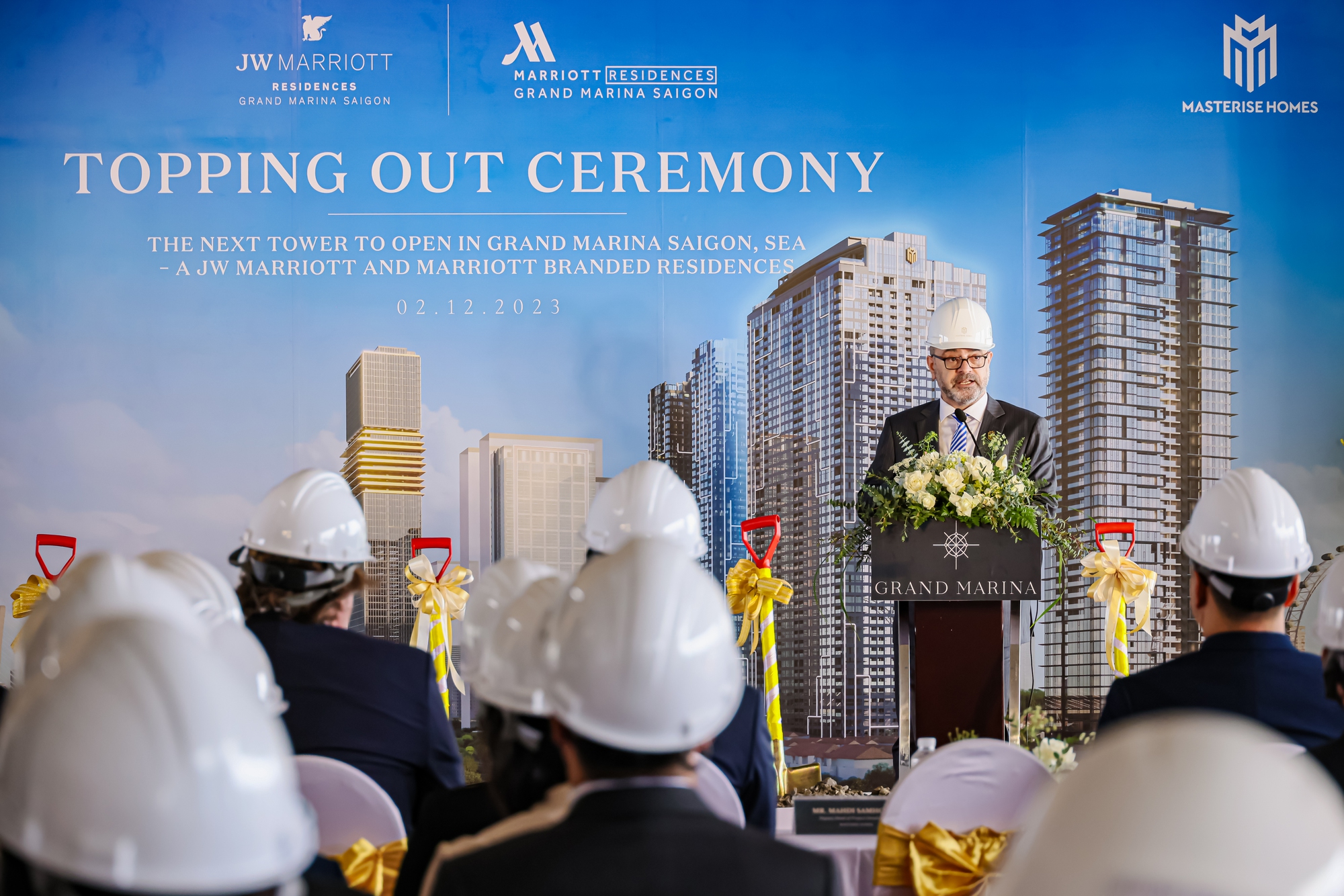 Grand Marina, Saigon cất nóc tòa Sea bao gồm khu căn hộ hàng hiệu Marriott và Jw Marriott- Ảnh 4.