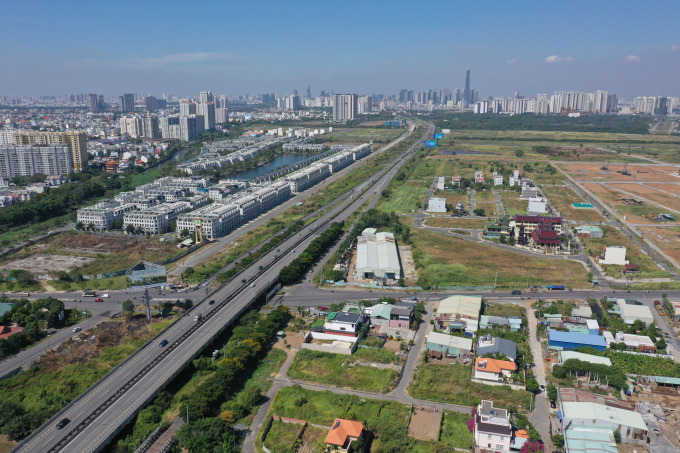 Immobilien im Osten von Ho-Chi-Minh-Stadt. Foto: Quynh Tran