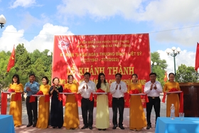 Inauguration of the project to upgrade the Martyrs Cemetery of Trieu Trung commune