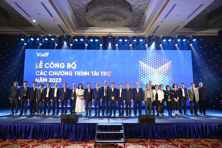 Lễ công bố các chương trình tài trợ năm 2023 của Quỹ VINIF có sự tham dự hơn 500 đại biểu.