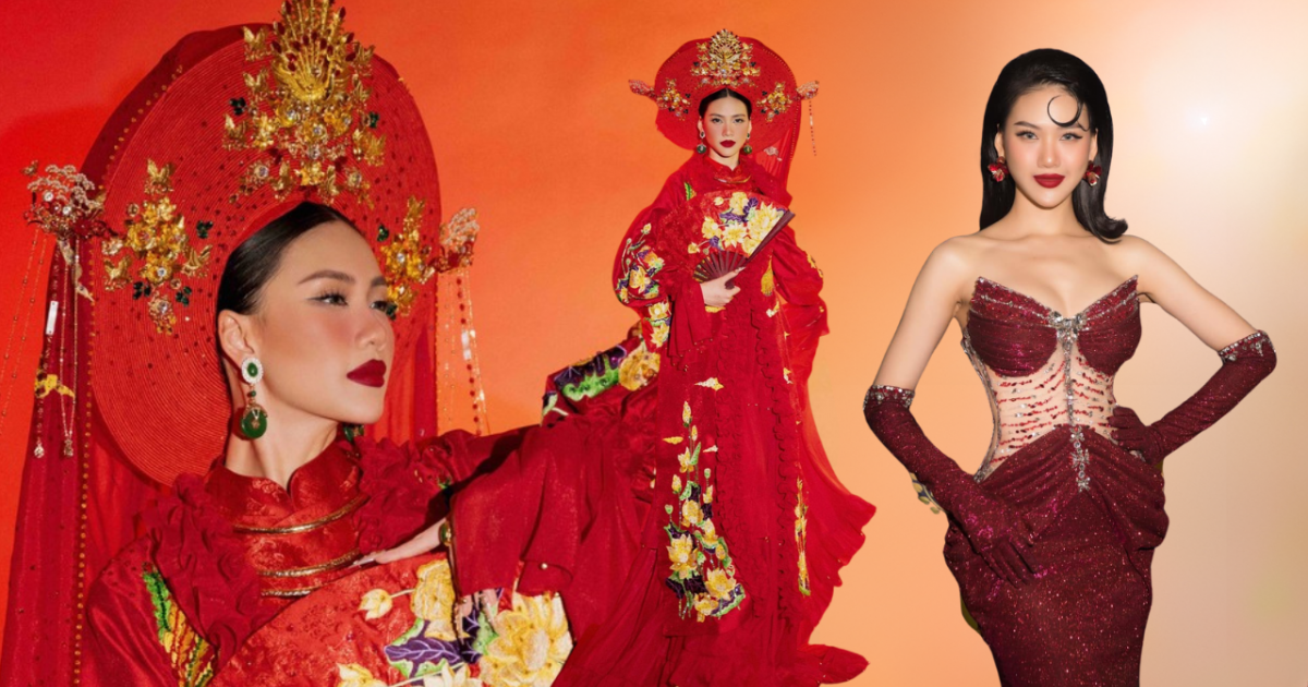 Revelaron el traje nacional de Bui Quynh Hoa en Miss Universo 2023