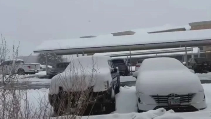 ニューメキシコ州での大雪のスクリーンショット