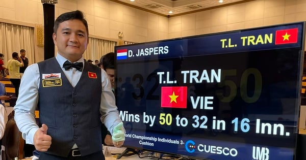 Tran Thanh Luc caused a shock, defeating world number 1 to enter the final