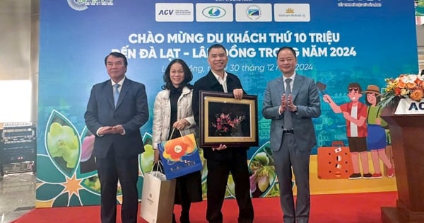 Lâm Đồng chào đón vị khách thứ 10 triệu trong năm 2024