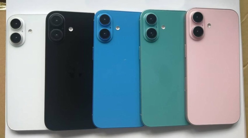 Nuevos colores del iPhone 16 y 16 Plus. Foto: Sonny Dickson