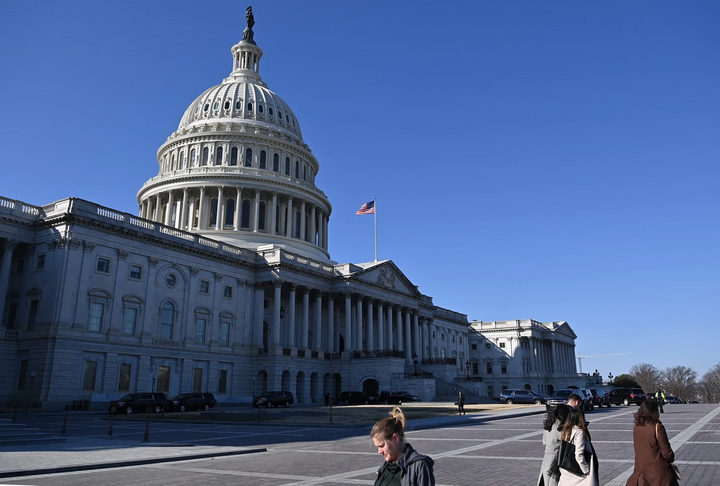 Tòa nhà Quốc hội Mỹ tại Washington, DC. (Ảnh: Reuters)