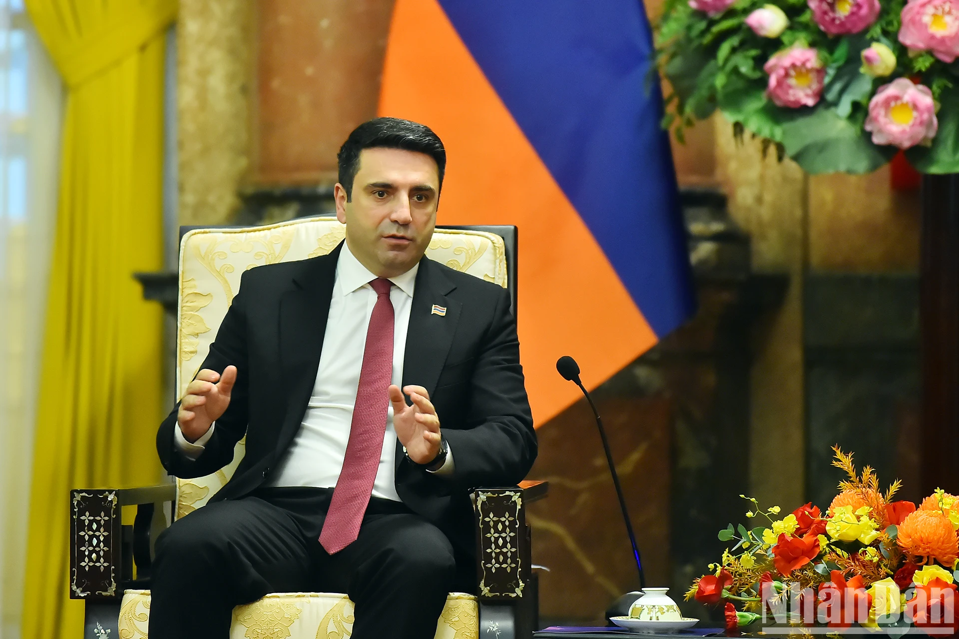 [Photo] Le président Luong Cuong reçoit le président de l'Assemblée nationale de la République d'Arménie Alen Simonyan photo 5