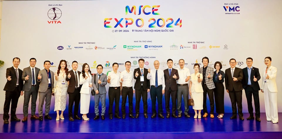 Delegados inauguran la MICE EXPO 2024. Foto: Hoai Nam