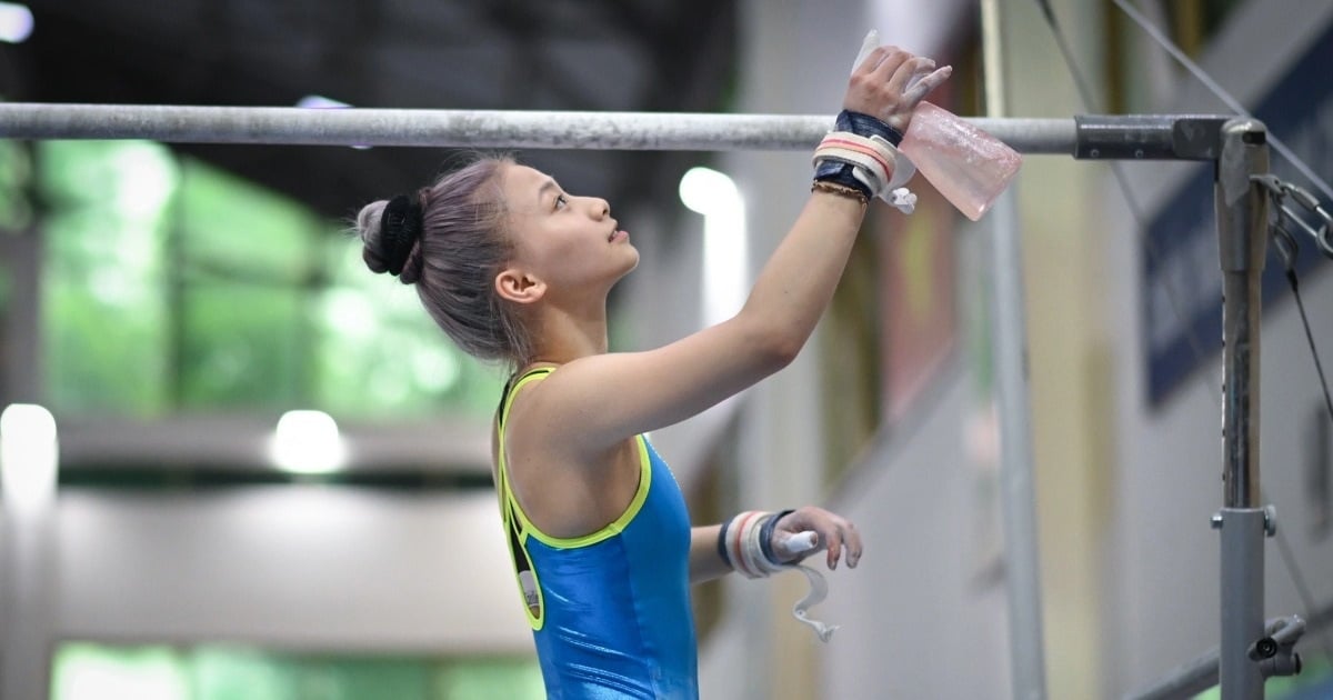 El atleta Pham Nhu Phuong no cambió su decisión después de trabajar con el Departamento de Deportes y Entrenamiento Físico.