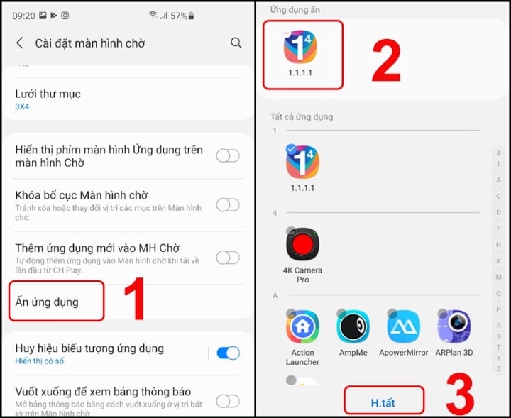 How to hide apps on Android and iPhone phones extremely simple - 2