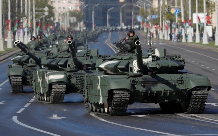 tanque bielorruso (Foto: Reuters)