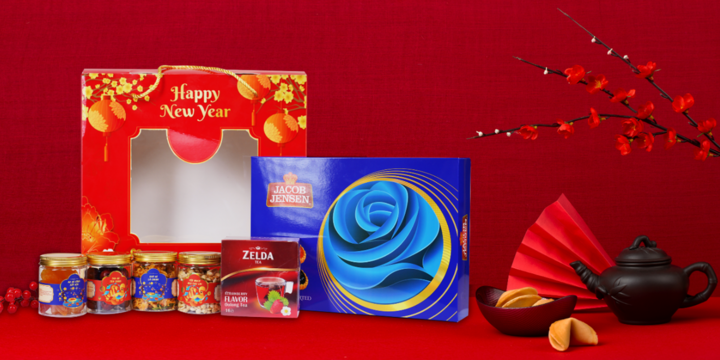 Khoi Tai Loc: Sending wishes for prosperity in business, abundant wealth and sustainable success - one of the Tet gift sets designed by Giftbrand for businesses. (Photo: Giftbrand)