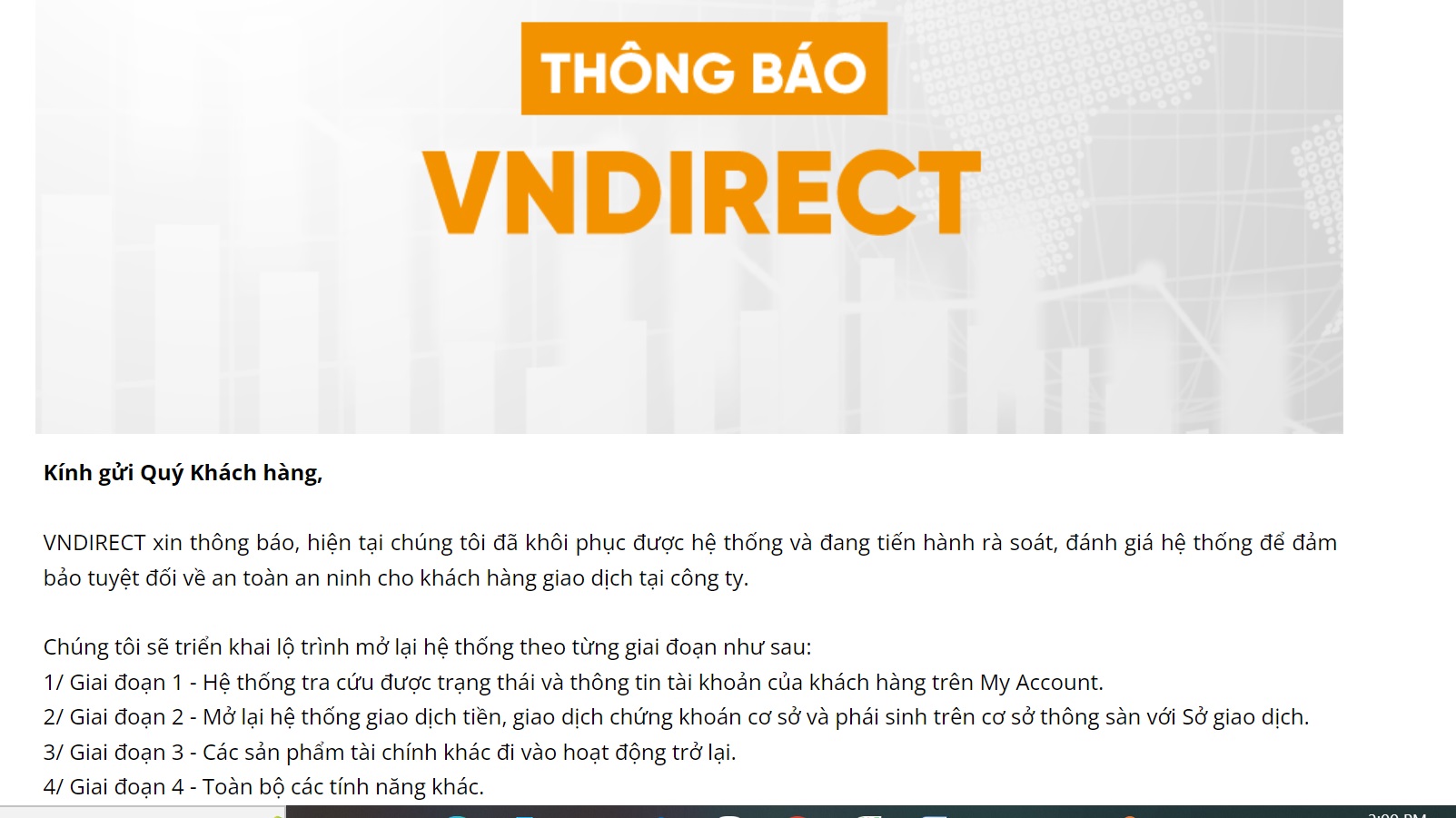 Sau tra cứu tài khoản, khách hàng VNDirect sớm giao dịch được bình thường?- Ảnh 1.