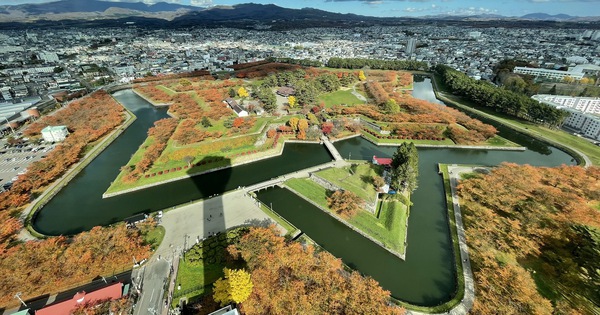 Sorpréndete con la belleza de la fortaleza Goryokaku en Japón durante las cuatro estaciones