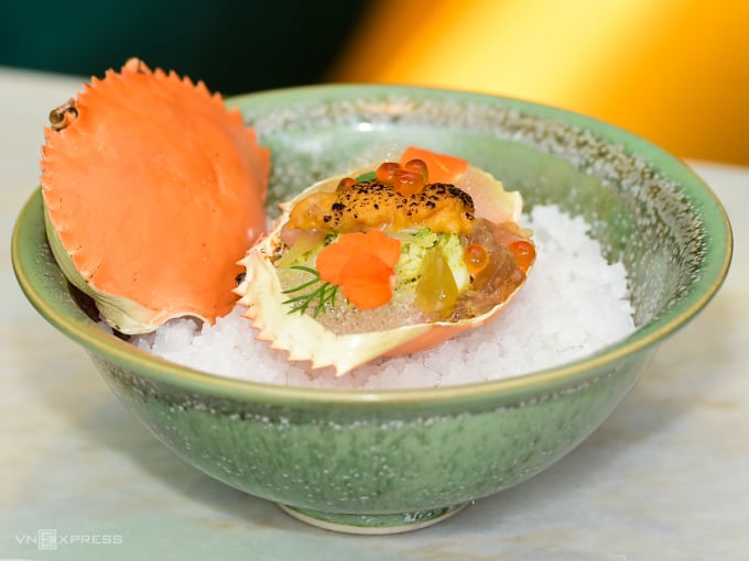 Ca Mau crab dish at a restaurant in Ho Chi Minh City. Photo: Thanh Tung