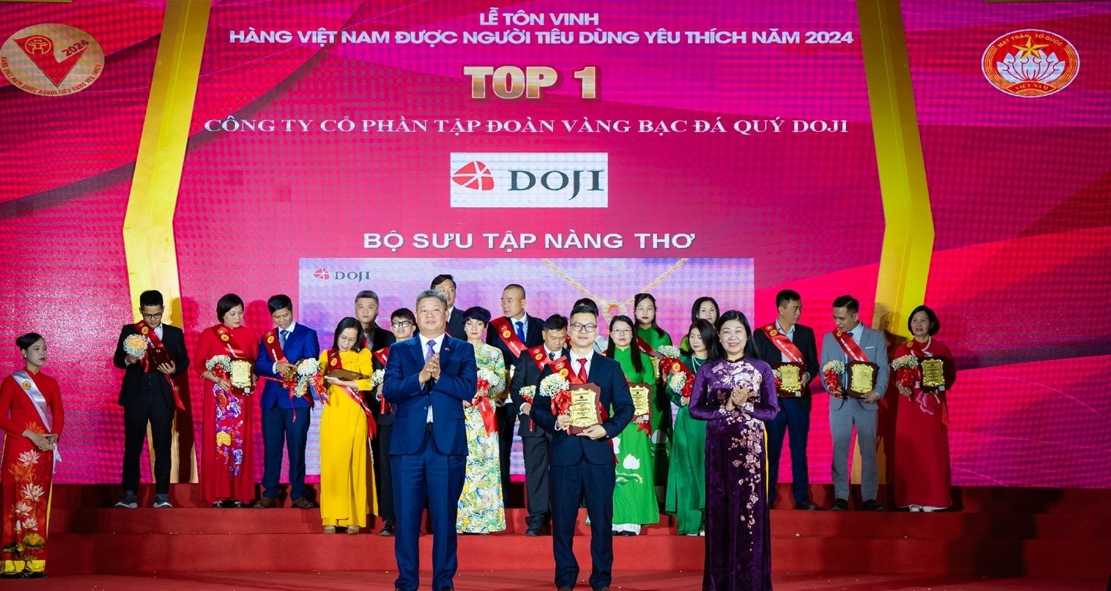 BST của DOJI đạt top 1 Hàng Việt Nam được người tiêu dùng yêu thích 2024