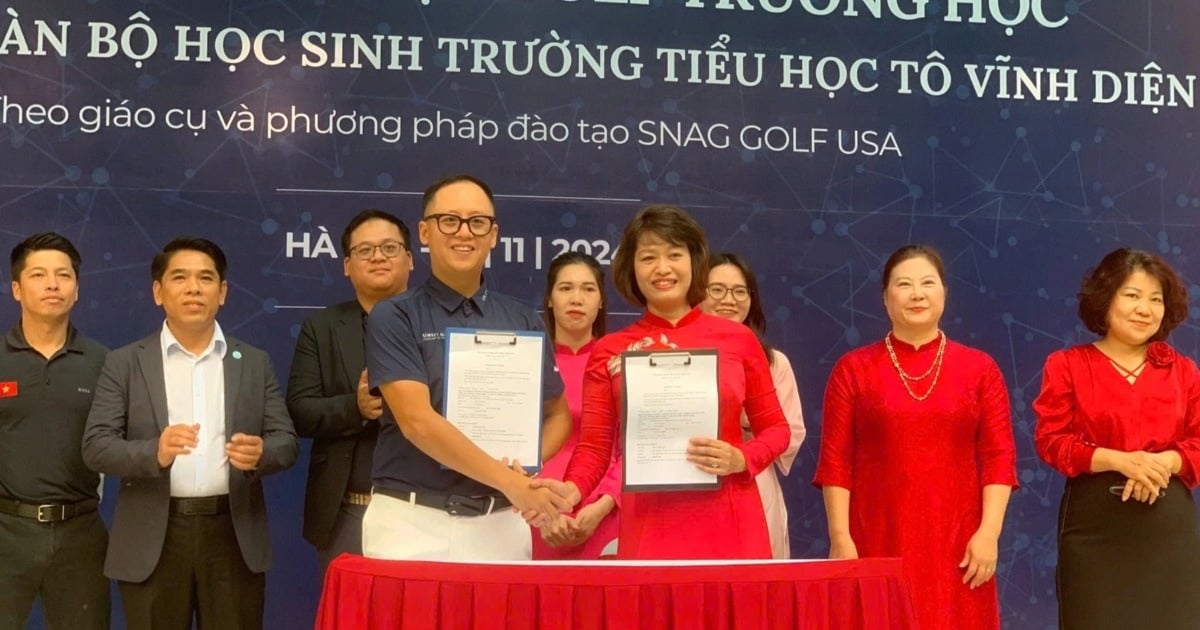 Trường tiểu học công lập đầu tiên phổ cập golf miễn phí cho học sinh