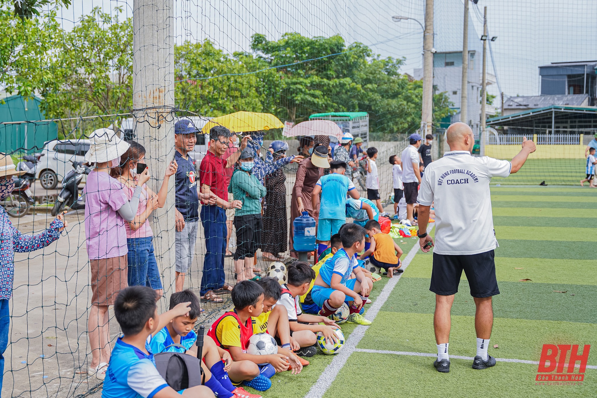 Dong Son, de la categoría Sub 10, aspira a llegar lejos en el Torneo de Fútbol Infantil de la Copa de Periódicos Thanh Hoa 2023