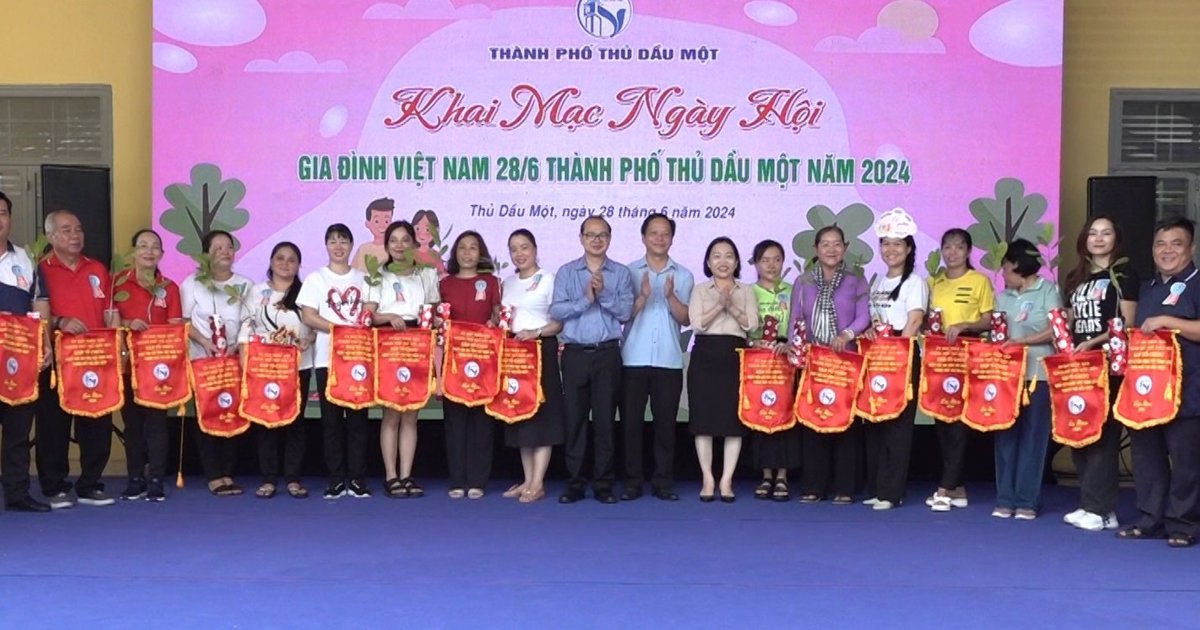 TP Thủ Dầu Một khai mạc ngày hội Gia đình Việt Nam 2024