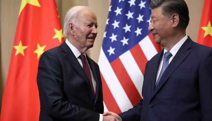 Xi Jinping wants US and China to cooperate as he meets Joe Biden