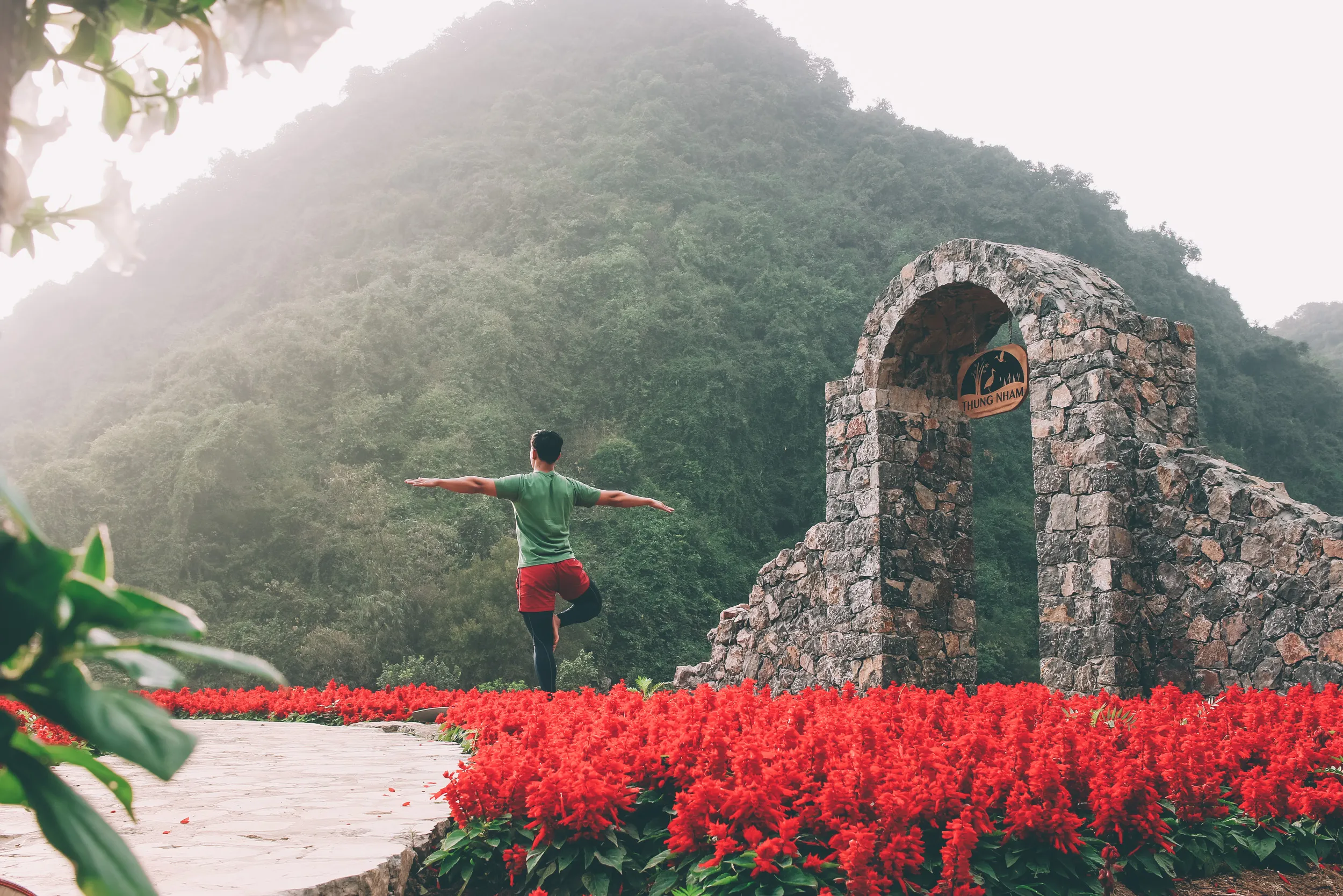 Lạc vào thiên đường hoa Thung Nham