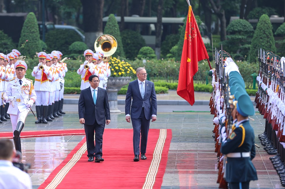 Le Premier ministre Pham Minh Chinh rencontre le Premier ministre australien Anthony Albanese photo 2