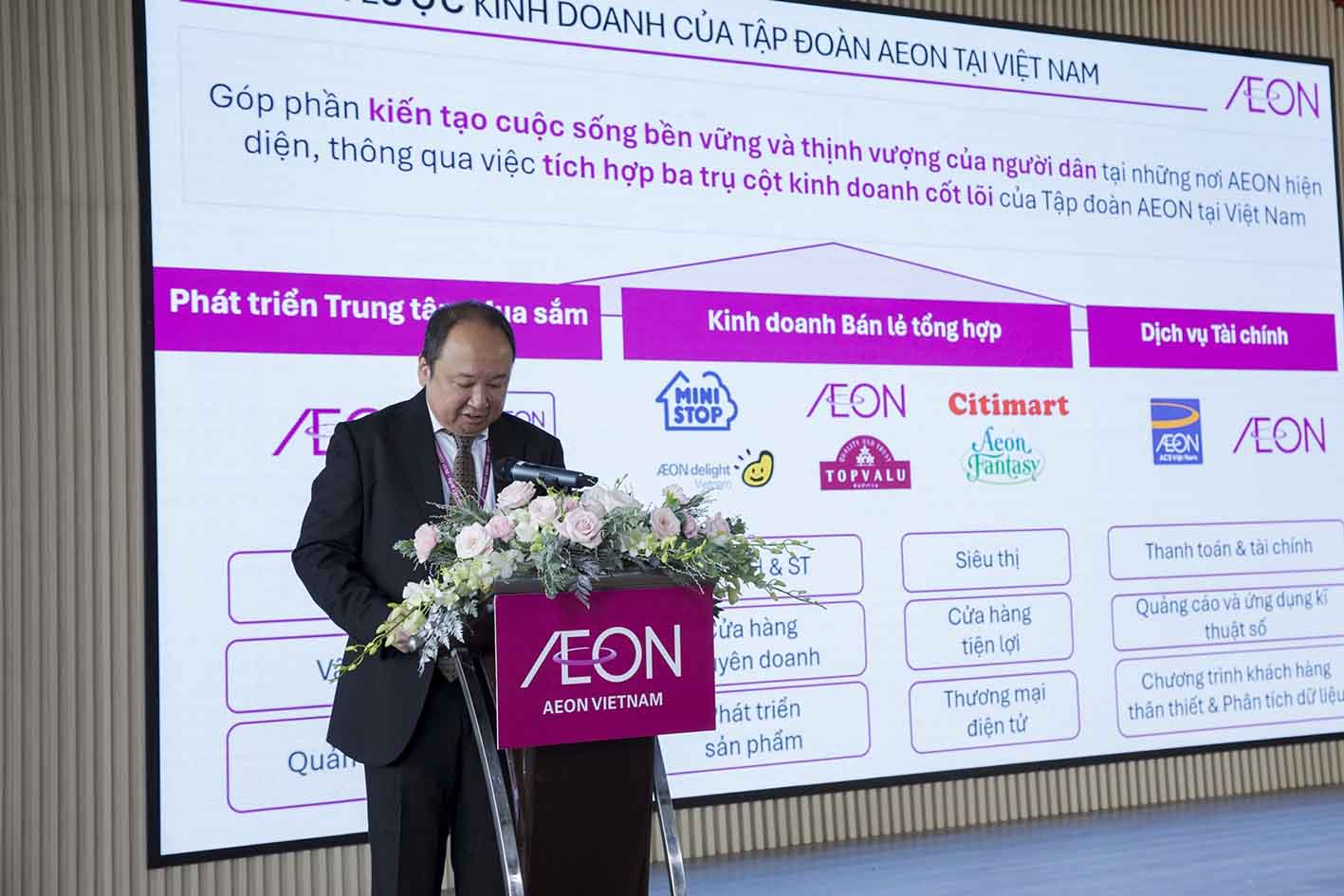 AEON will develop diverse retail types in Vietnam.