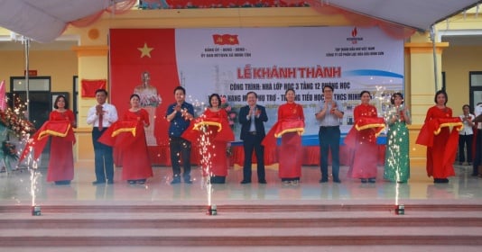 BSR khánh thành công trình ASXH: “Đầu tư cho giáo dục không bao giờ đủ”