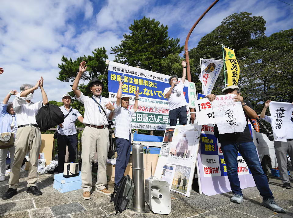 日本人男性、死刑囚として45年を経て釈放 1