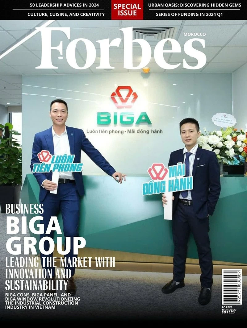 Forbes đưa tin về Tập đoàn BIGA về dẫn đầu thị trường bằng sự đổi mới và bền vững