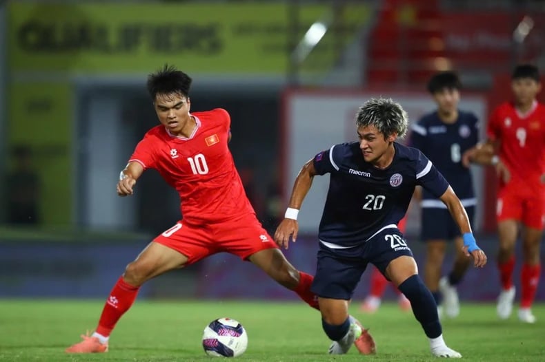 Vòng loại U20 châu Á: Thắng Guam 3-0, Việt Nam tiếp tục giữ ngôi đầu bảng